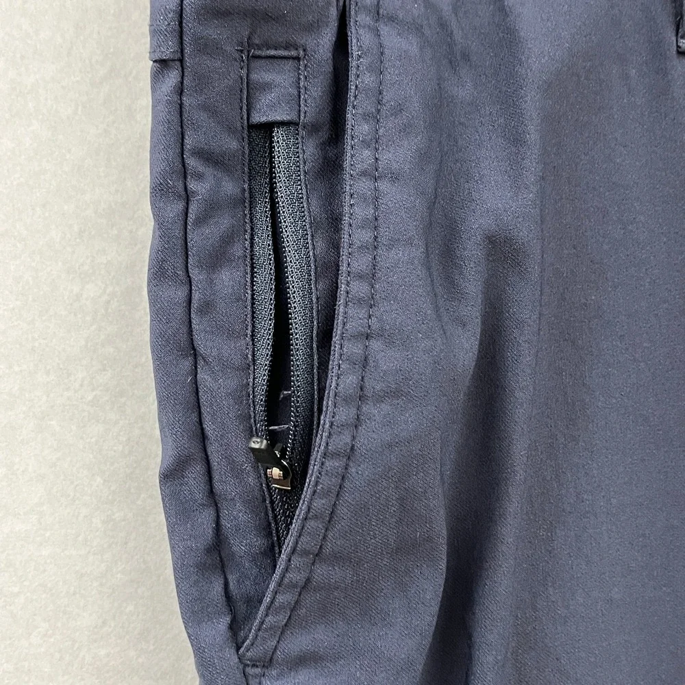Weatherproof Vintage Hybrid Tech Chino Pants Men 38x30 Navy Blue Stretch Utility